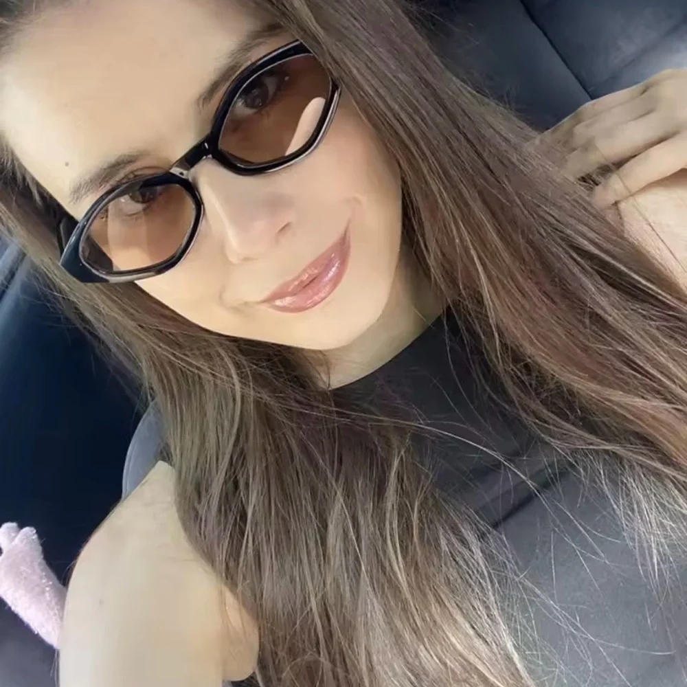 Vintage Cat Eye Sunglasses Women 2025 Fashion Sun Glasses Trendy Shades UV400 - Picture 7 of 7